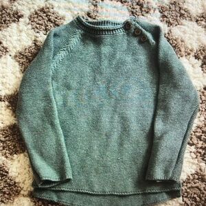 Zara Green Knit Sweater